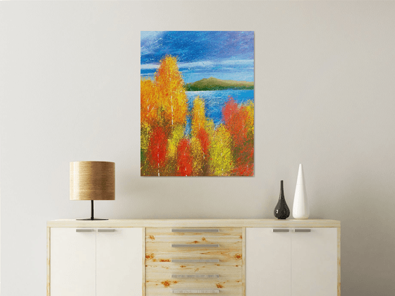 Fall landscape 90-70cm