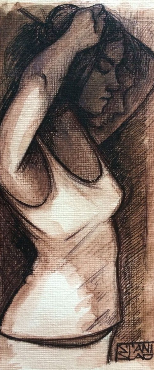 Figure sketch by Vincenzo Stanislao