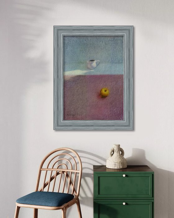 Cold White and Warm on Pink