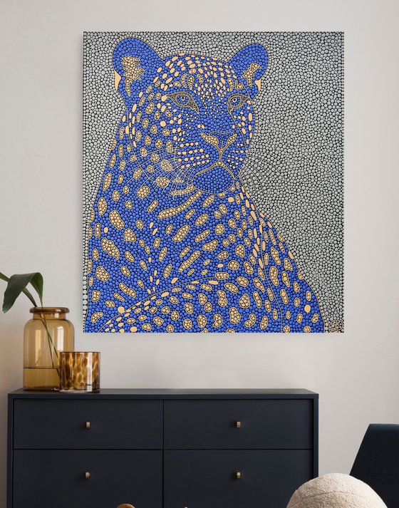 Golden Blue Leopard