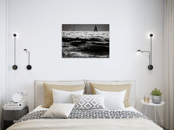 Two Sailboats | Limited Edition Fine Art Print 1 of 10 | 60 x 40 cm