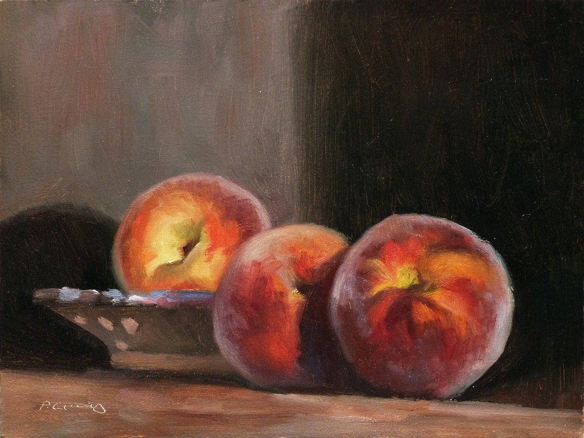 Midnight Peaches Oil Painting store