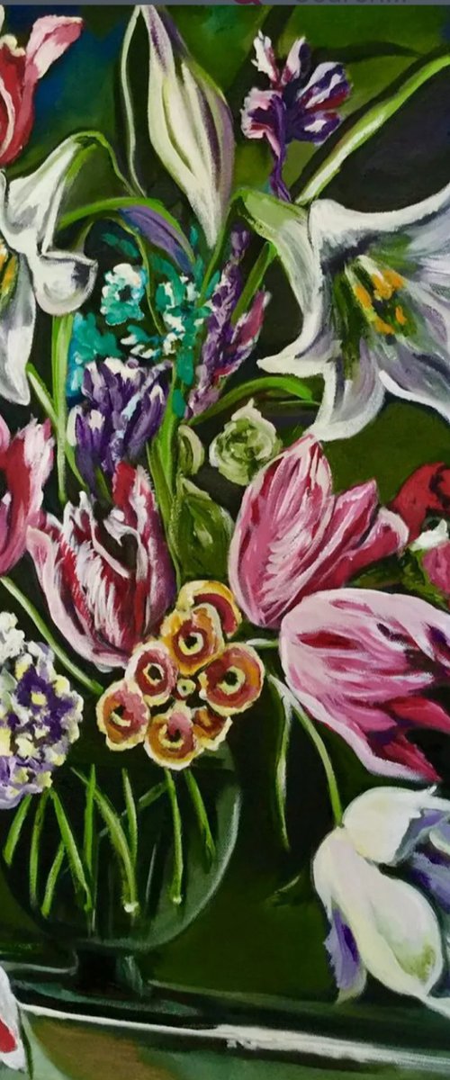 Bouquet of flowers 5 by Olga Koval