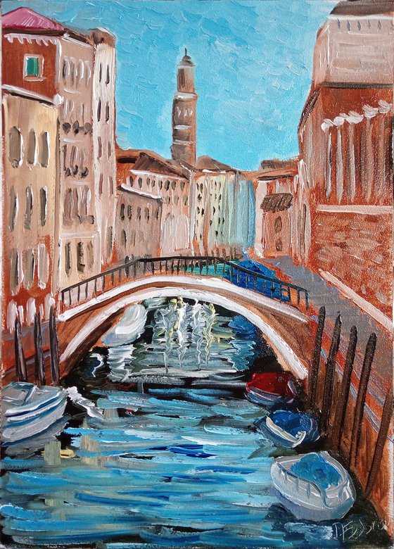 One of the many Venetian canals
