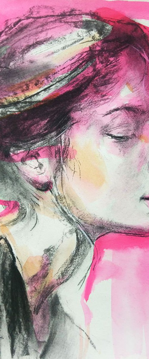 Alison. Woman modern portrait. by Daria Yablon-Soloviova