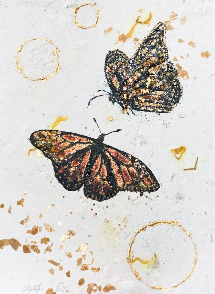 Two Monarchs by Alexa Karabin