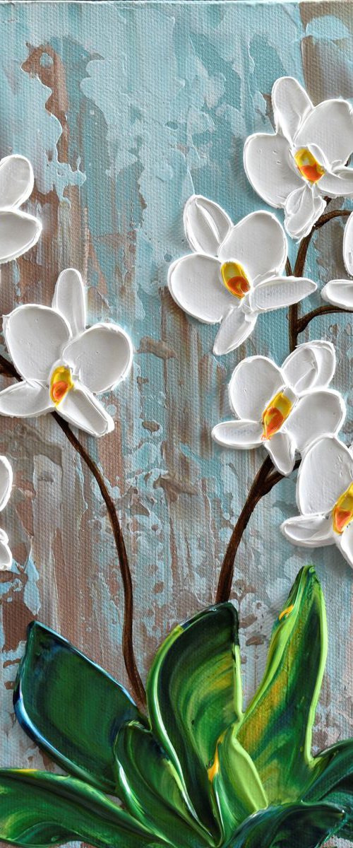 White Orchid by Olga Tkachyk