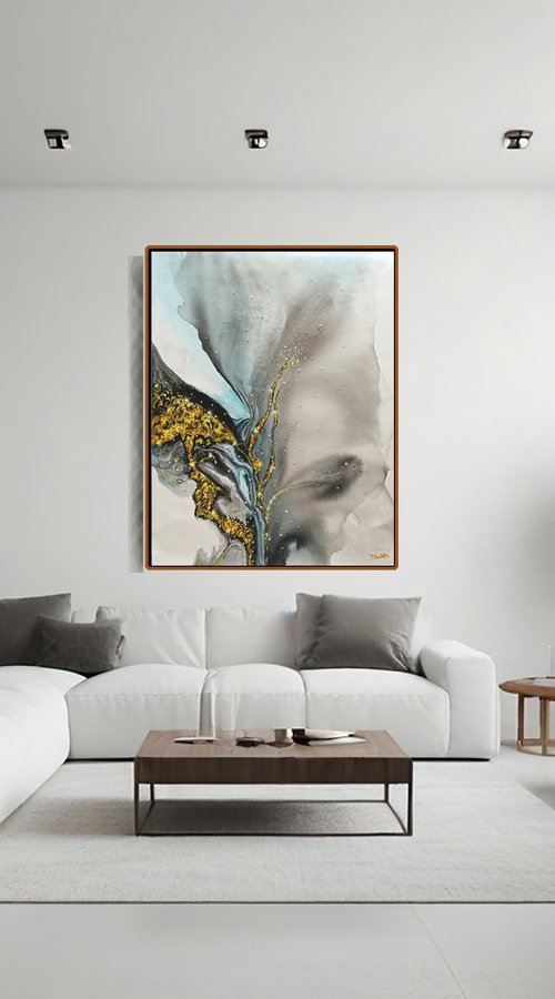 Golden Flow by Vishalandra Dakur