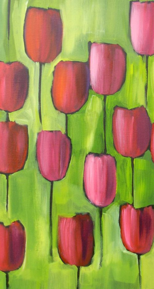 Tulip Field III by Jan Rippingham