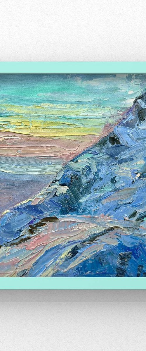 "Sunset at 2300", 18*24cm by Olga Blazhko