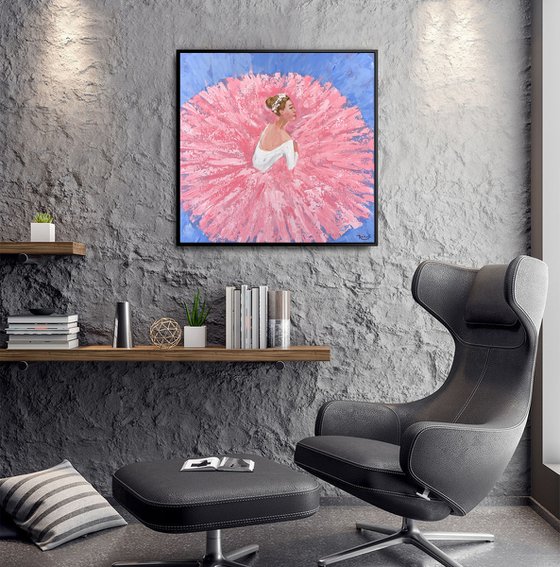 Ballerina in Pink Tutu