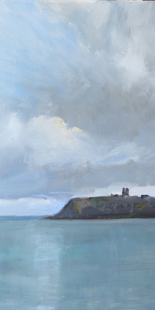 Scarborough Castle, Feb 24 by Malcolm Ludvigsen