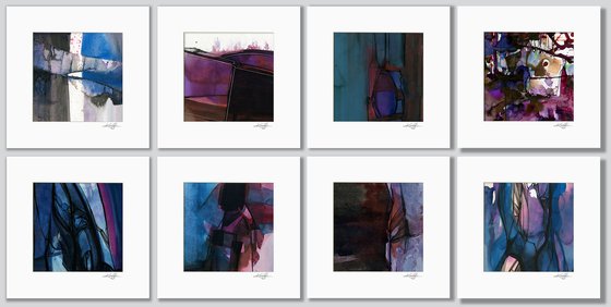 Abstraction Collection 4 - 8 paintings