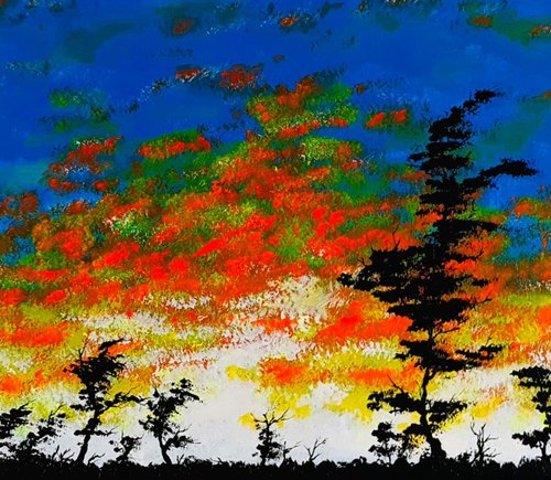 Yellow sunset 2 by Daniel Urbaník