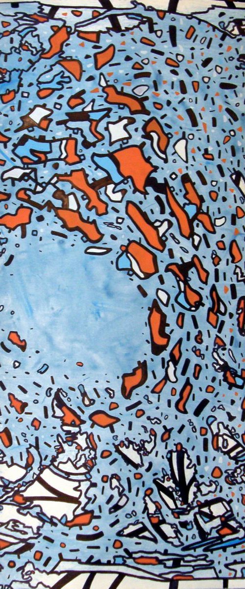 Newborn (80 x 113 x 0,1 cm) by Riccardo Ticco Capparella