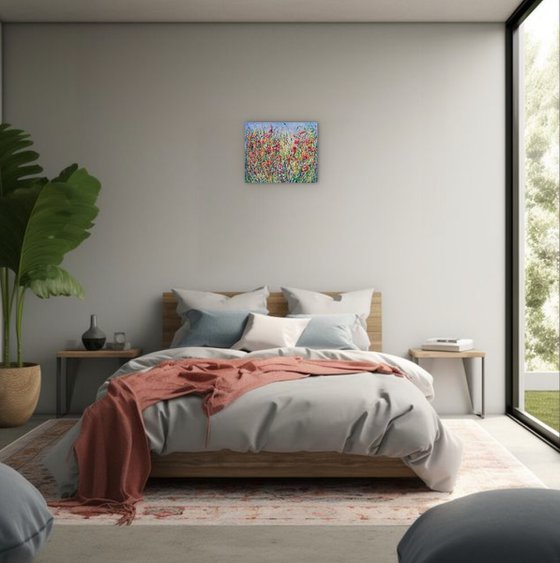 Pollocks Meadow Bloom Original Art