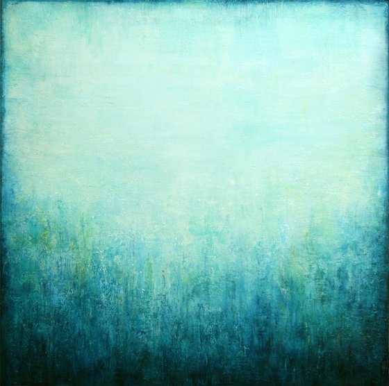 Abstract Turquoise Landscape V