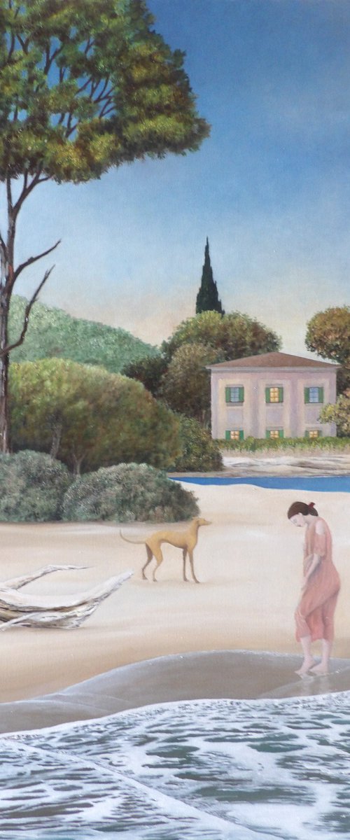 The house and the shoreline by Cecco Mariniello