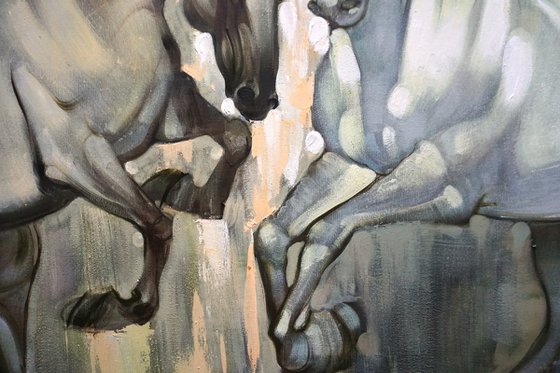 In the rays of the rising sun