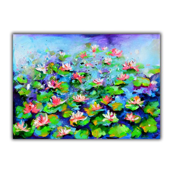 Water Lilies on the Pond