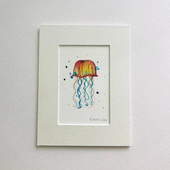 Little Jellyfish Watercolour