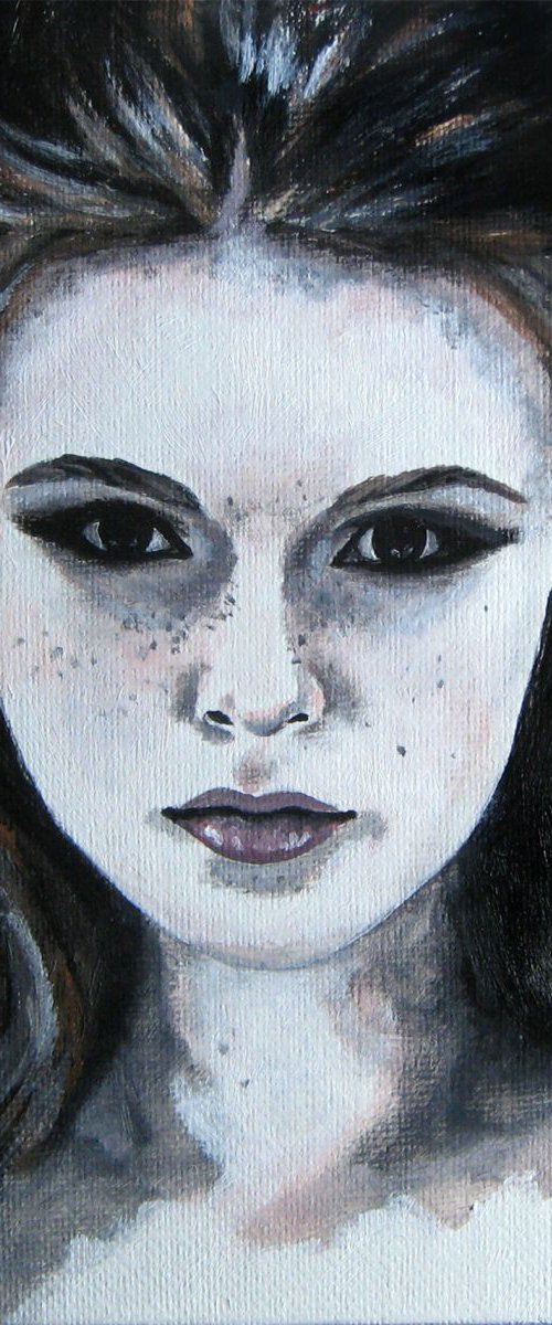 Iris #1 (PORTRAIT SERIES #2) by Nymira Gray