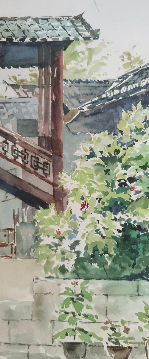 A Quiet Courtyard by shutong wang