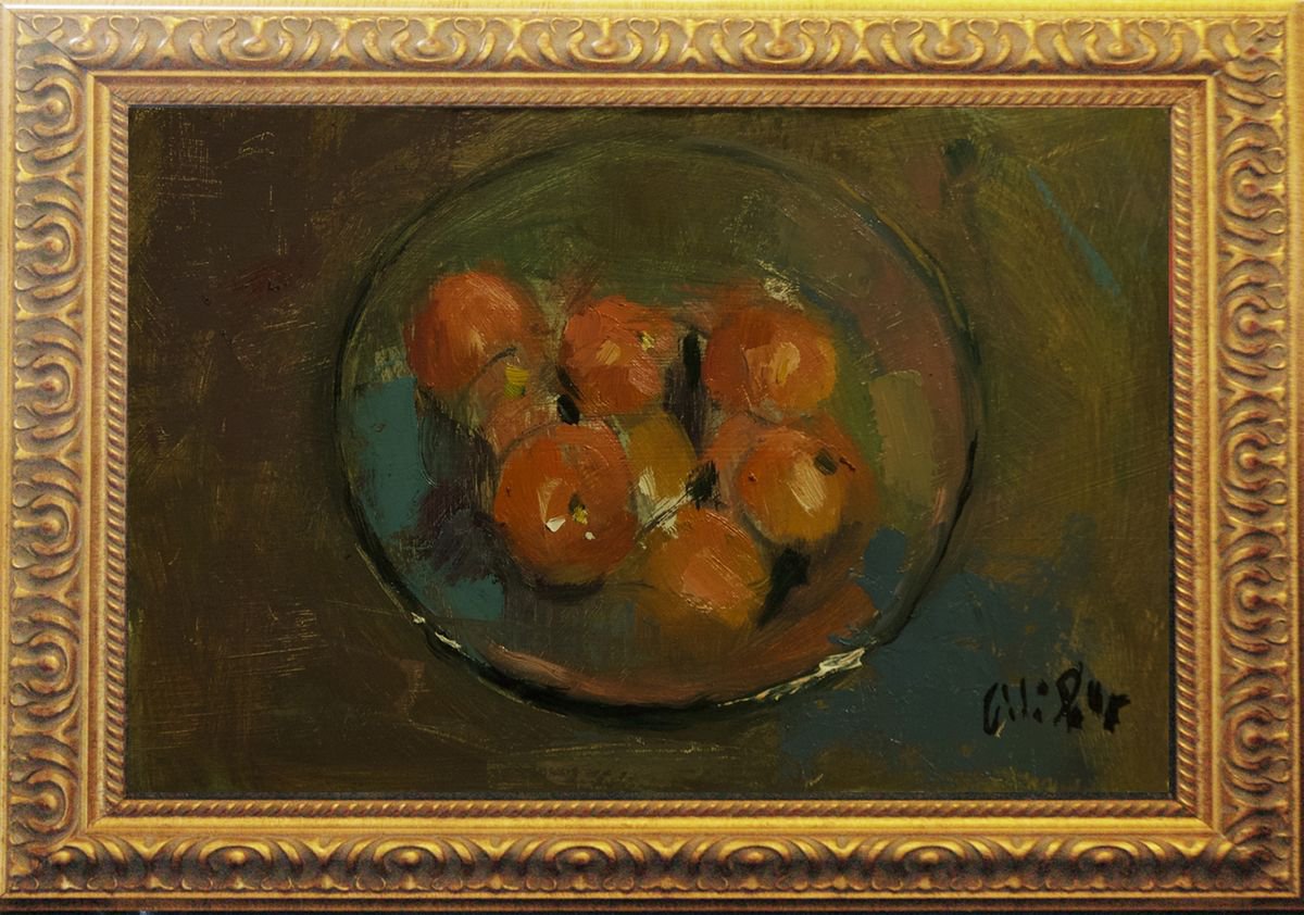 Tangerines in a Bowl by Andre Pallat