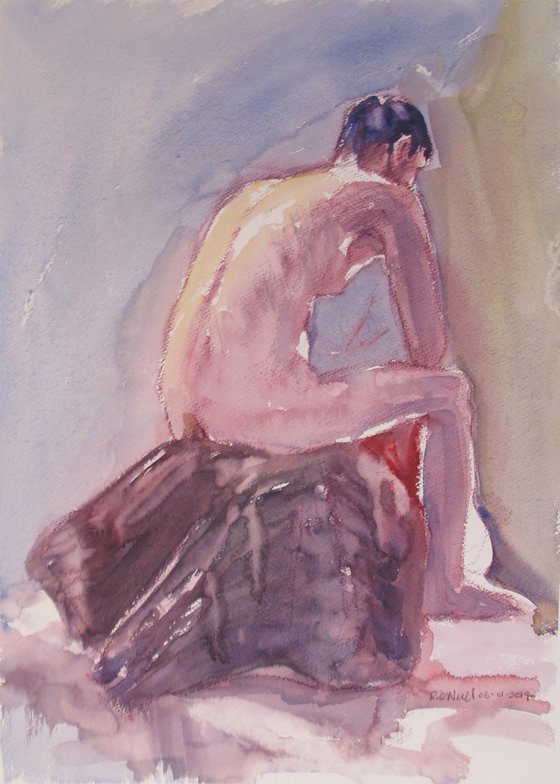 reclining female nude