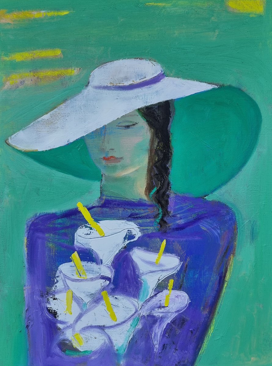 Portrait By Victoria Cozmolici, 24 X 31, Artwork For Sale On Artfinder