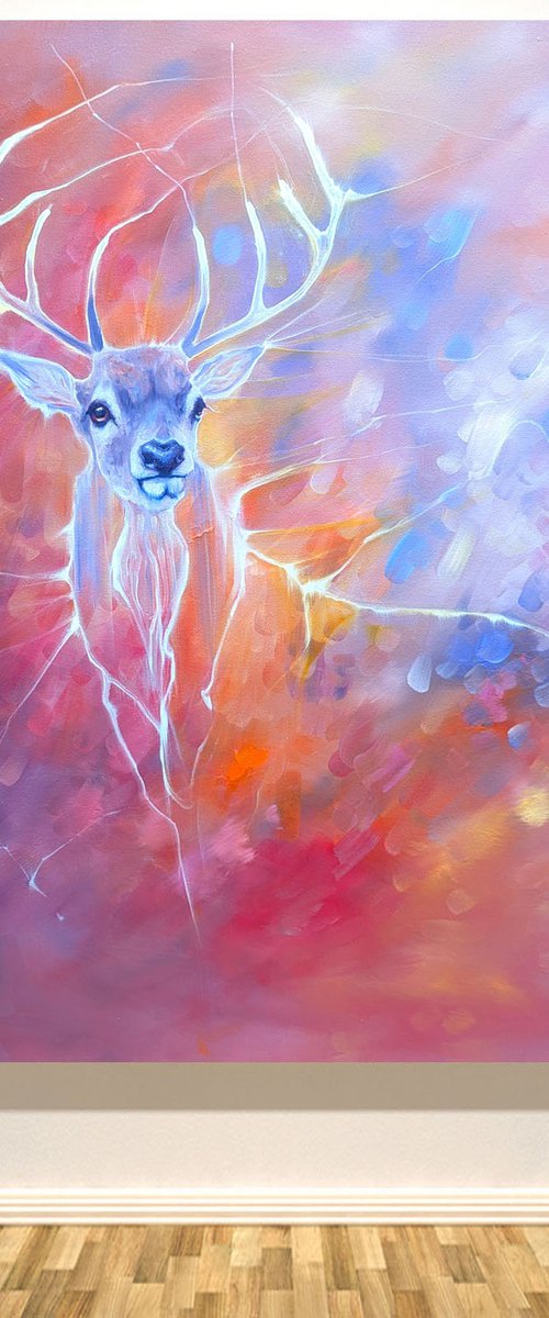 Stag in the Ether by Gill Bustamante