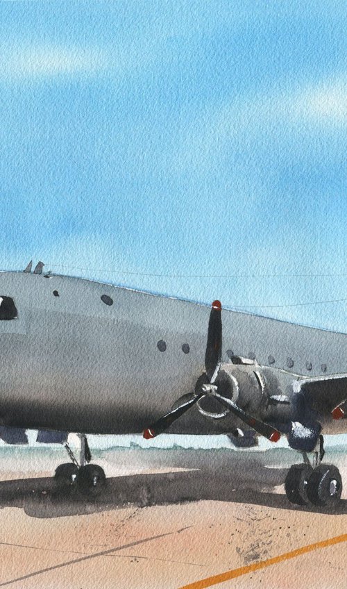 Airplane Douglas DC-4 by Oleksii Iakurin