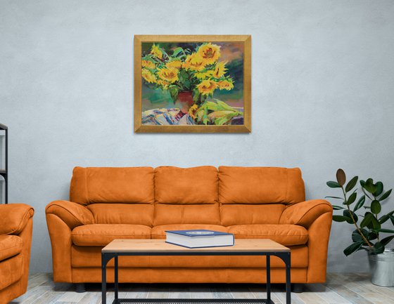 "Sunflower bouquet"