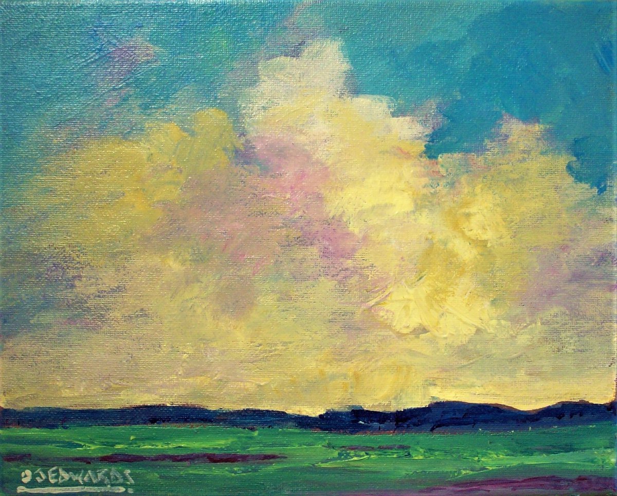 Valley Evening Clouds by David J Edwards