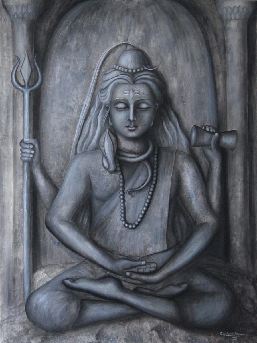 God Shiva - Shankar by Goutami Mishra