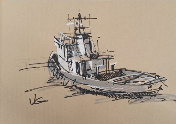 Original sketch TUGBOAT