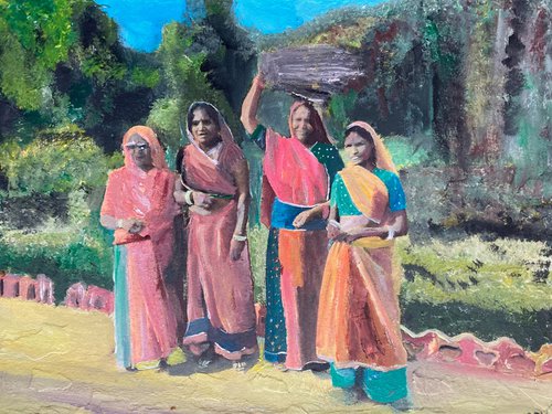 Women In India by Andrew  Reid Wildman