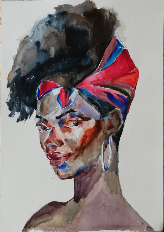 Blue Earring