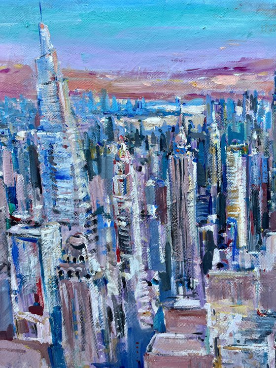 Manhattan New York 140 x 75 cm