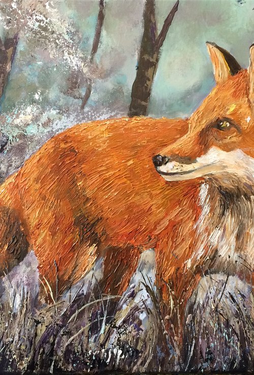 The Red Fox by Colette Baumback