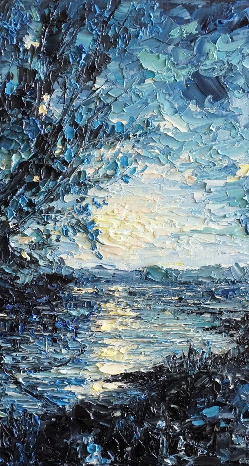 Stillness in Blue by Haykuhi Khachatryan
