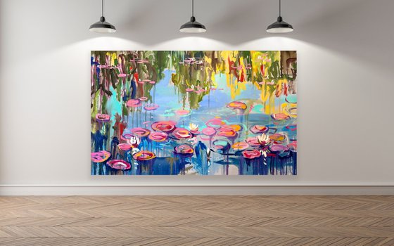 Pink Water Lilies