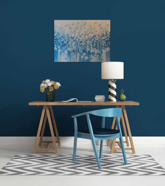 Blue bloom