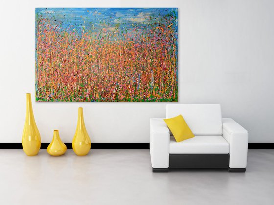 Abstract Floral  landscape - Modern  Home-Decor 91/61