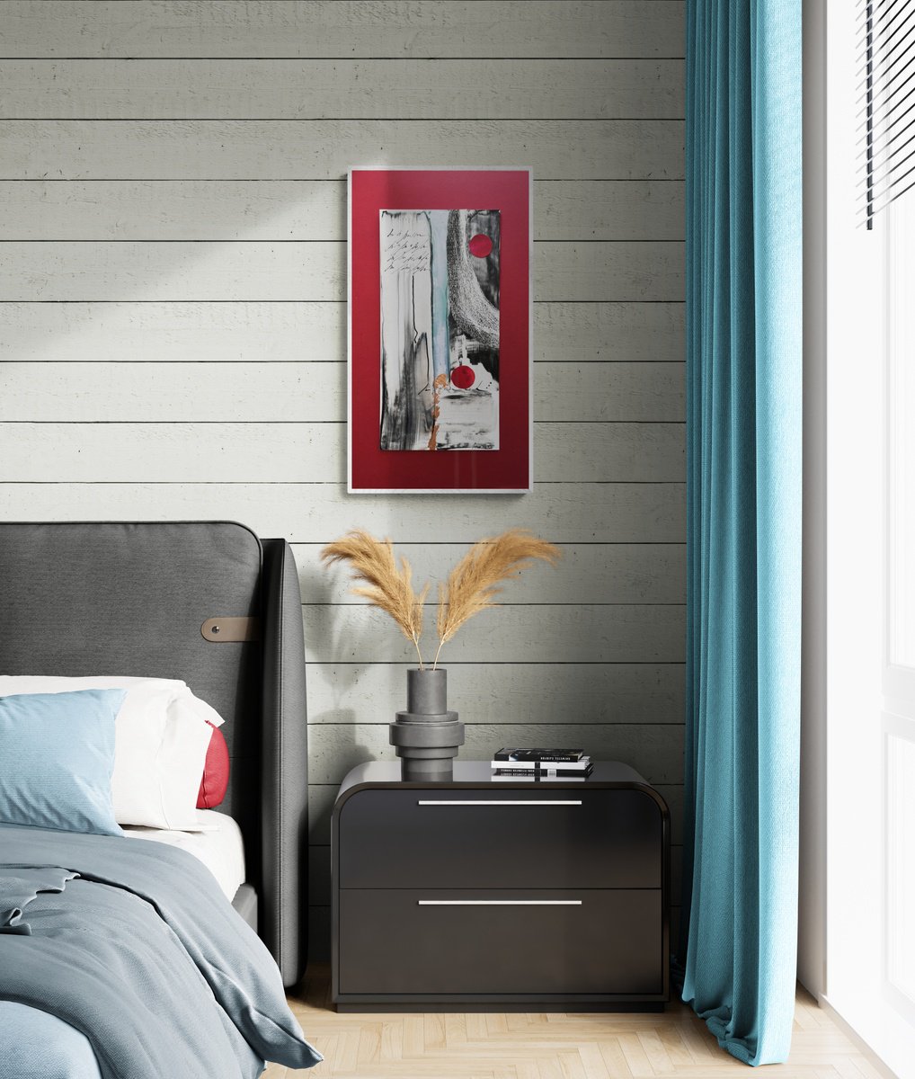 Abstract Painting By Ivana Urso, 9 X 16, Rebirth Iii, Original Artwork