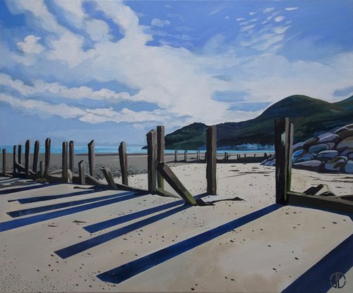 Long Shadows And Deserted Beaches by Joseph Lynch