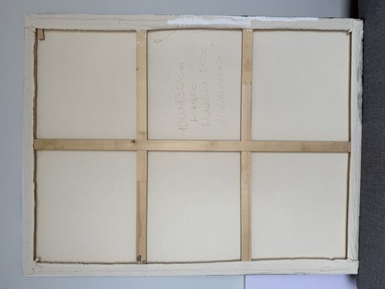 Emerald Divide. golden accents