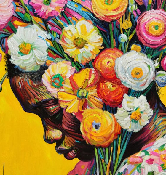 A Head Full of Flowers