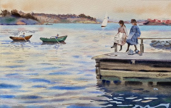 Copy of Zorn "Boat Race"
