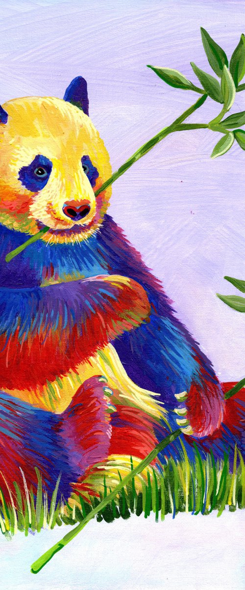 Peter the Rainbow Panda by Tiffany Budd